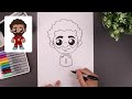 how to draw mohammed salah