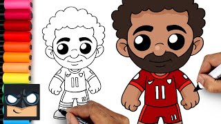 How To Draw Mohammed Salah
