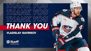 Vladislav Gavrikov always answered the call as Columbus Blue Jacket