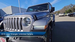 2018 Jeep Wrangler Unlimited Sahara Sport Utility Boerne