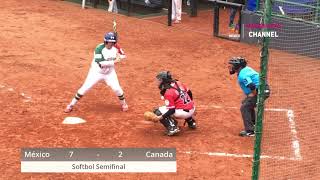 Highlights Sóftbol semifinal México vs Cánada