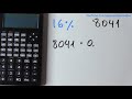 cómo calcular el 16 por ciento de un nÚmero o cantidad 🤔