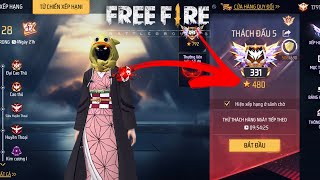 [Free Fire] Leo Rank Thách Đấu Tử Chiến 480⭐️ | Tuna