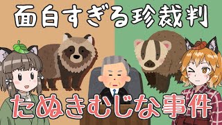 【たぬき・むじな事件】狩ったのはタヌキ？ムジナ？驚きの珍裁判