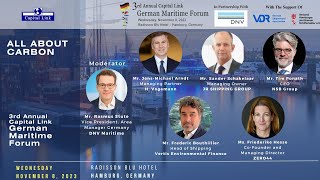 2023 3rd Annual Capital Link German Maritime Forum | All About Carbon