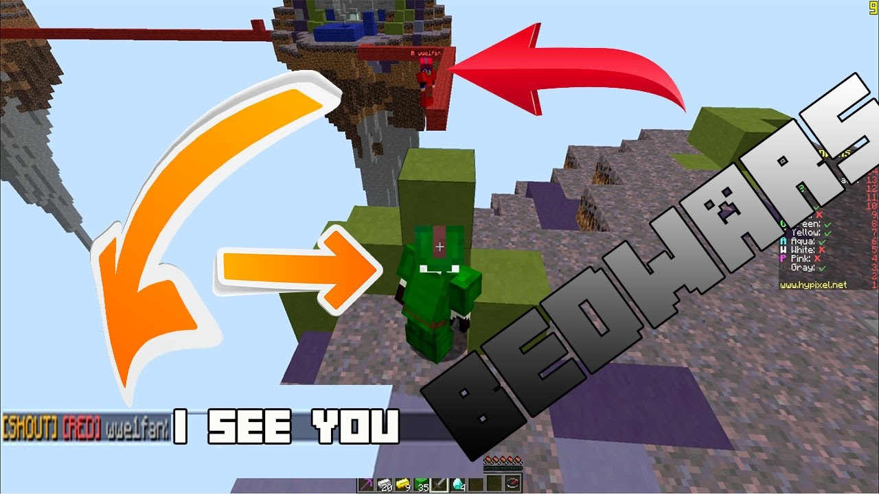 Minecraft Bedwars Noob Youtube