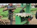 УНИКАЛЬНЫЕ ПРИСПОСОБЛЕНИЕ ДЛЯ БЫСТРОГО РАСПИЛА ДРОВ 1 2 device for quickly cutting wood