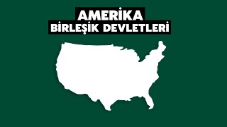 Harita Üzerinde Amerika Birleşik Devletleri