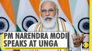 India's PM Narendra Modi gave virtual opening speech at ongoing 75th UNGA