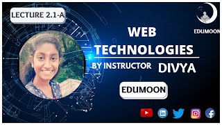 Web Technologies 2.1 - Introduction to JavaScript (Part-A)