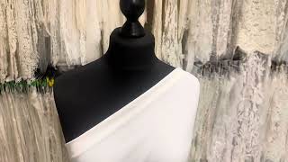 Ivory Polyester Crepe - Generation