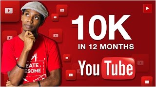 How to Get 10K YouTube Subscribers in 12 Months