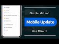 How to Update Mobile Phone | Mobile System Update