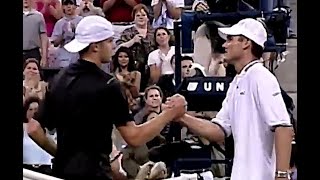 Andy Roddick vs Jack Brasington 2001 US Open R2 Highlights