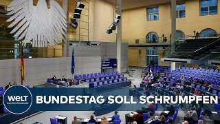 WENIGER MANDATE IM BUNDESTAG: Ampel-Regierung legt Entwurf für Wahlrechtsreform vor