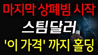 [스팀달러 코인] 마지막 상폐빔 시작! '이 가격' 까지 홀딩!