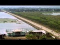 Road connecting Sendra island in Loktak Lake to mainland