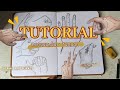 Tutorial gambar anatomi tangan | + tips and trick!!