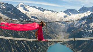 Olpererhütte hike 🇦🇹 Austria - Zillertal Alps bridge photoshoot and hike