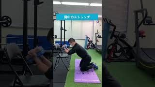 ベンチプレスで肩が詰まる場合のストレッチ #shorts