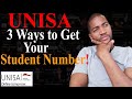 UNISA Online Admission | How to get back my student number at UNISA in 3 ways?