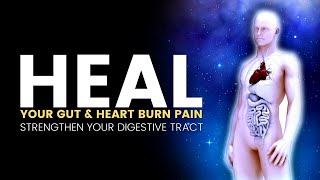 Heal Your Gut and Heart Burn Pain | Cure Indigestion | Strengthen Your Digestive Tract | Isochronic