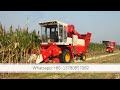 Clear show how weichai lovol corn harvester works