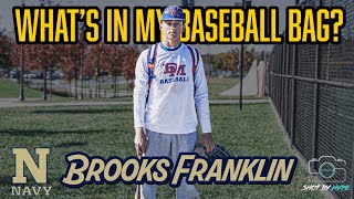 What's In My Baseball Bag? With Navy Baseball Commit Brooks Franklin