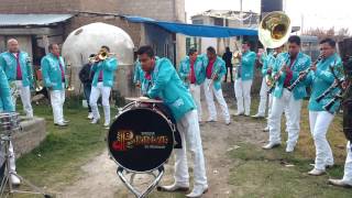 Dos Trombones Conversando Banda Perla de Michoacan Santa Catarina del Monte Texcoco 2016