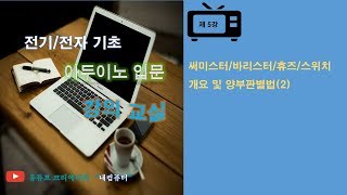 전자이론/양부판별법(써미스터,바리스터,휴즈개요및 양부판별법편②)