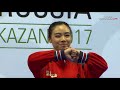 lindswell kwok raih emas kejuaraan dunia wushu 2017 di rusia