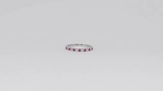 14K White Gold Ruby \u0026 Diamond Ring (0.26 ct. tw.)