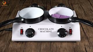 BEAMNOVA Commercial Chocolate Tempering Machine Candy Melt Melting Chocolate Chips Double Boiler