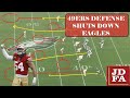 49ers Playbook: 49ers defense SHUTS DOWN Eagles