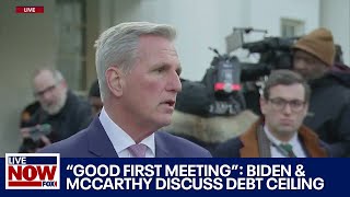 Debt Ceiling: Speaker McCarthy reacts after meeting with President Biden | LiveNOW from FOX