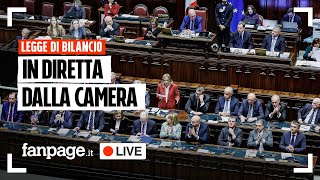 La manovra 2025 verso l'approvazione alla Camera, la diretta del voto