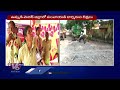 municipal workers protest for salary hike medak v6 news