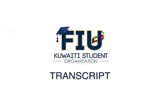 How to order a Transcript FIU