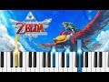 The Legend of Zelda - Ballad of the Goddess - Piano Tutorial - Skyward Sword Main Theme