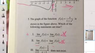 Question 5 Calculus CLEP Study Guide 2018