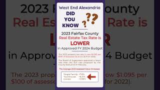 2023 Fairfax County Property Tax - LOWER Rate, But HIGHER Tax Bill | Northern Virginia Real Estate