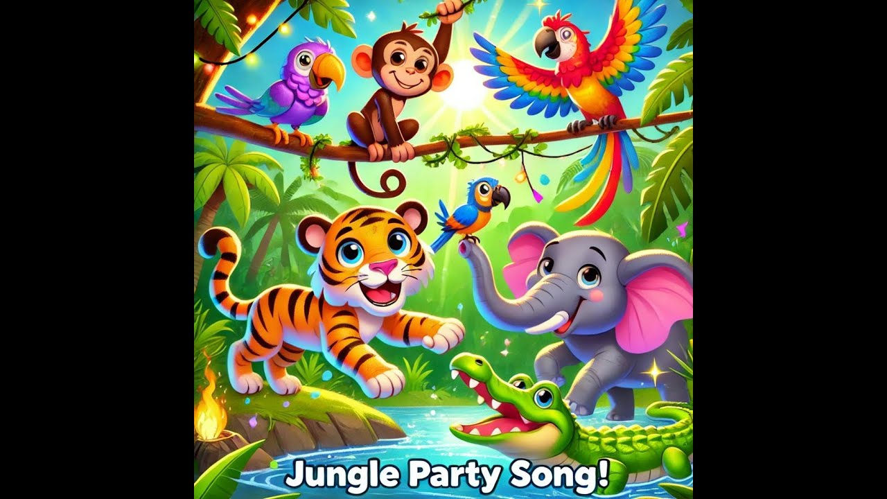 Jungle Party Song Nursery Rhymes Kids Songs Youtube