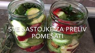 Tikvice u tegli - zimnica,How to store zucchini for winter?