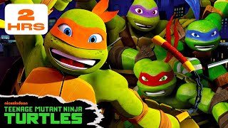 2 HOURS of Mikey's BEST Battles from Seasons 1 \u0026 2! 🟠 | Teenage Mutant Ninja Turtles