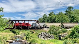 *LAST* Canadian Pacific Run on the Rockland Branch - Chasing CP 3057 Warren to Bath, ME - 7/27/2022