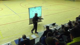 Zone pressing and Doubling implicated in handball defense by EHF Lecturer Branislav Pokrajac