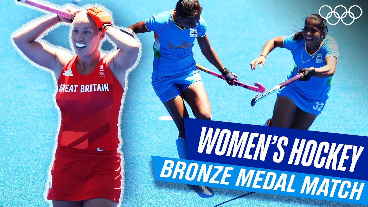 Incredibly close bronze medal match 🏒 | GBR v IND | Tokyo Replays