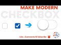 CSS Custom Animated Checkbox | How to make CSS switch toggle custom checkbox | #Four_Arms_Tech