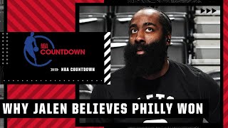 Jalen Rose’s reason why Philly won the James Harden-Ben Simmons trade | NBA Countdown