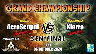 SemiFinal AM Grand Champs AeraSenpai vs Klarra 06 Oktober 2024 | Atlantica Rebirth Indonesia